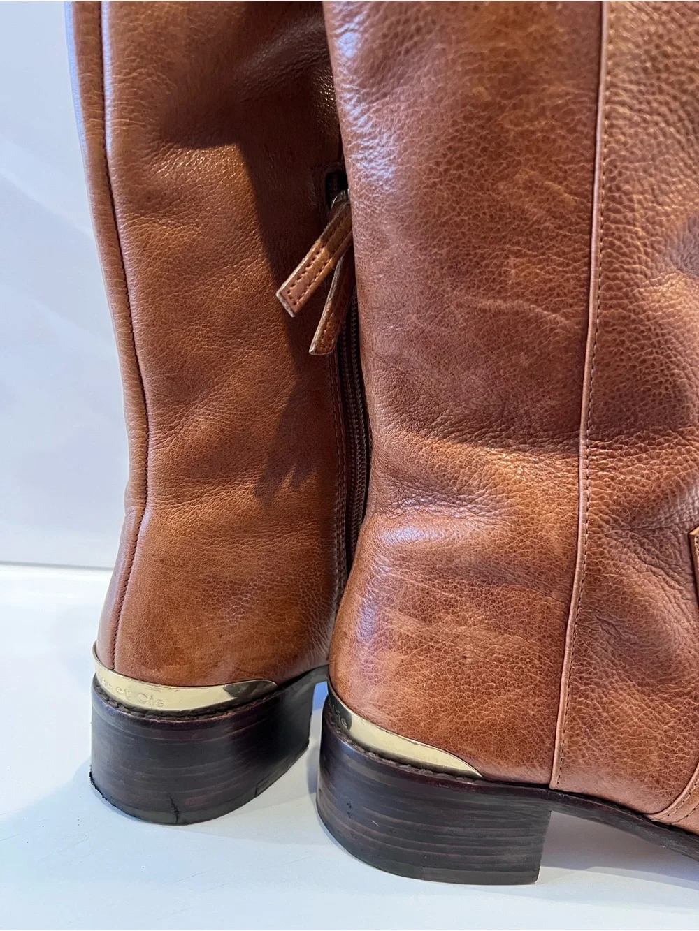 Louise Et Cie Lo-Zada Chestnut Women's Tall Leather Riding Boot